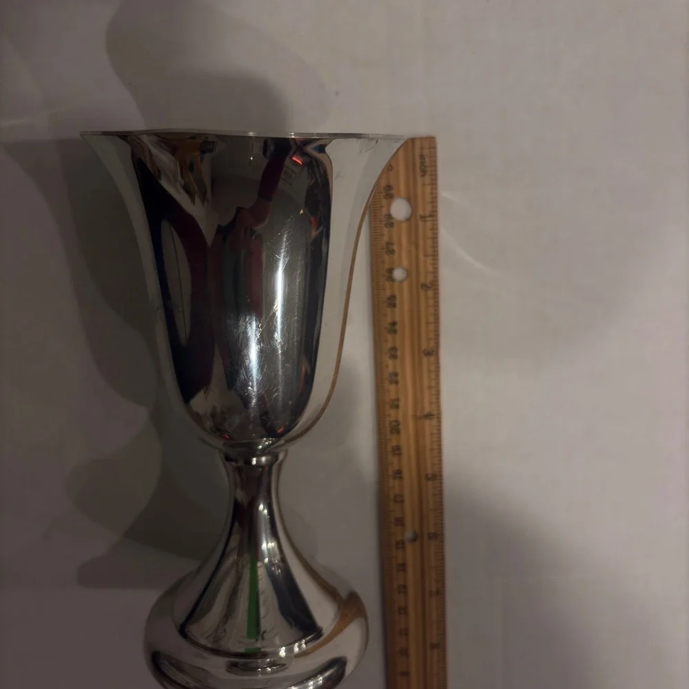 Empire Pewter Silver wine Goblet